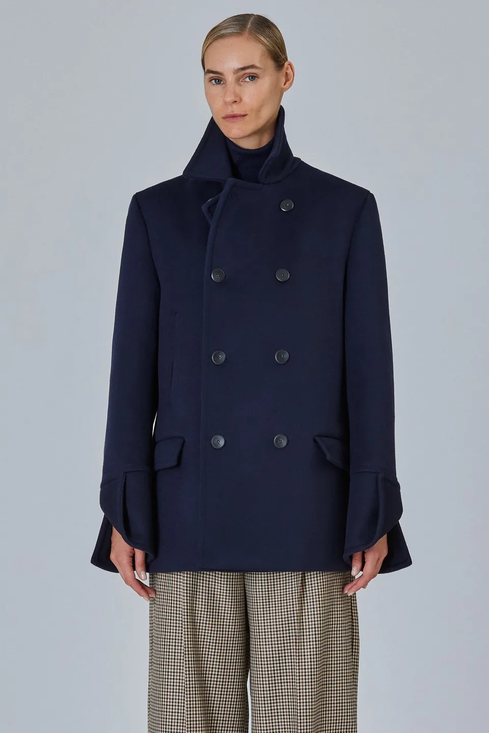 Sa Su Phi peacoat corto doppiopetto lana cashmere