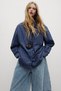 The New Society Calder camicia donna quadri cotone