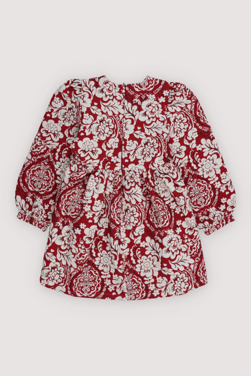 The New Society Clarissa Dress Plum Fantasy vestito jacquard