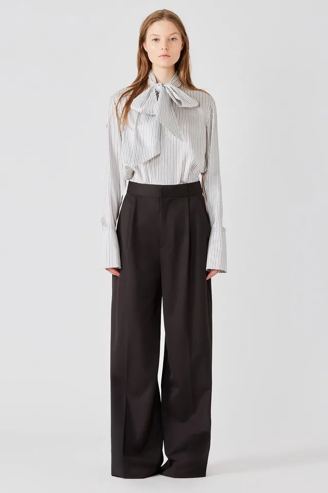 Sa Su Phi camicia sciarpa twill pura seta taglia 38