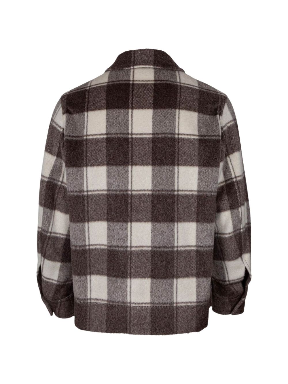 Golden Goose GUP02860 camicia uomo morel off white