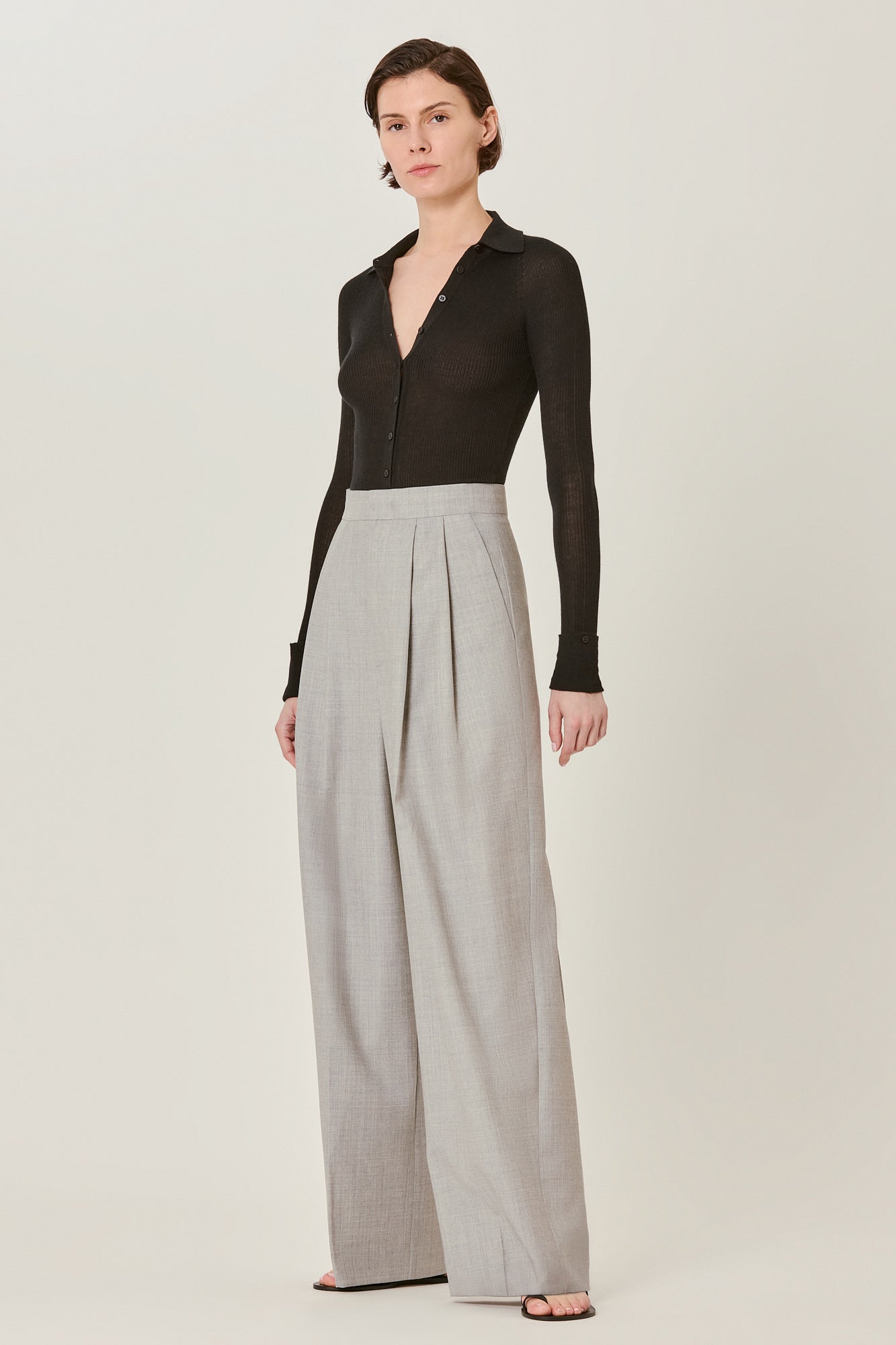 Sa Su Phi Polo cardigan donna coste cashmere seta