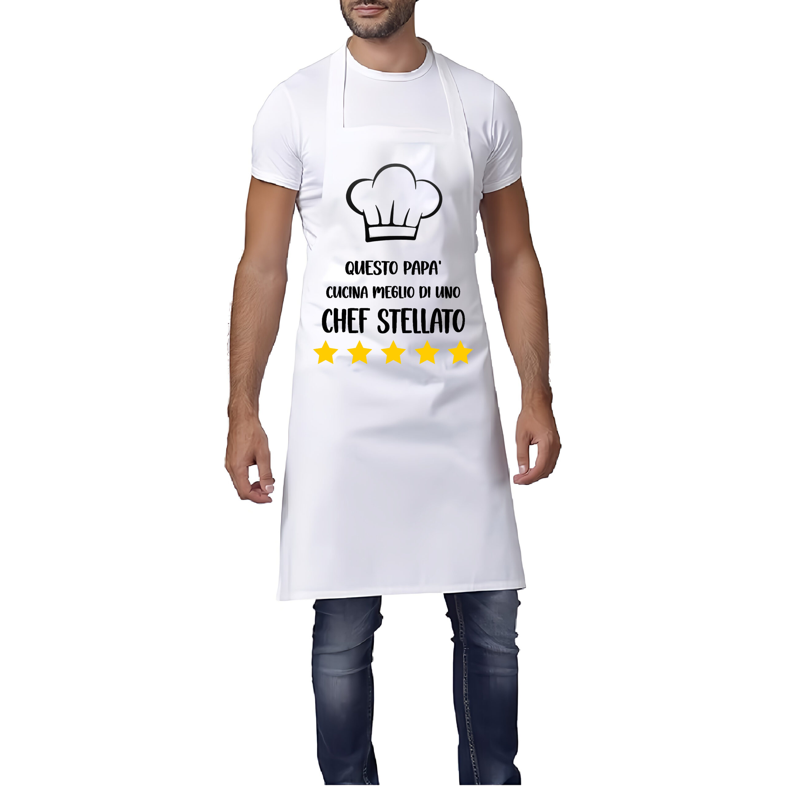 Mr. Gadgets Papà Chef grembiule cucina stellato