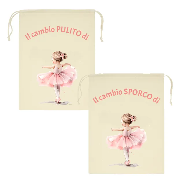 Mr. Gadgets Ballerina sacchetto sporco pulito asilo