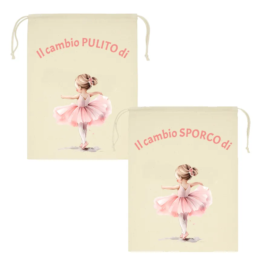 Mr. Gadgets Ballerina sacchetto sporco pulito asilo