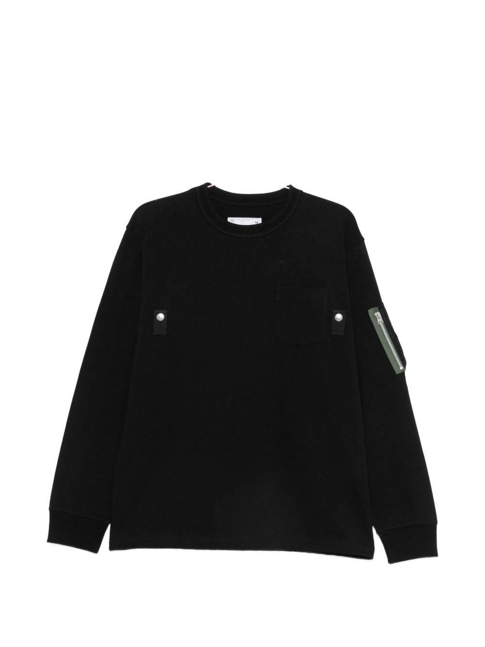 Sacai 26-04074M t-shirt nera uomo