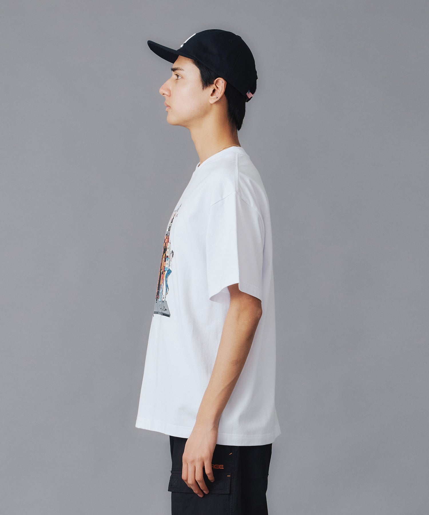 X-Large Scrawl t-shirt bianca in cotone