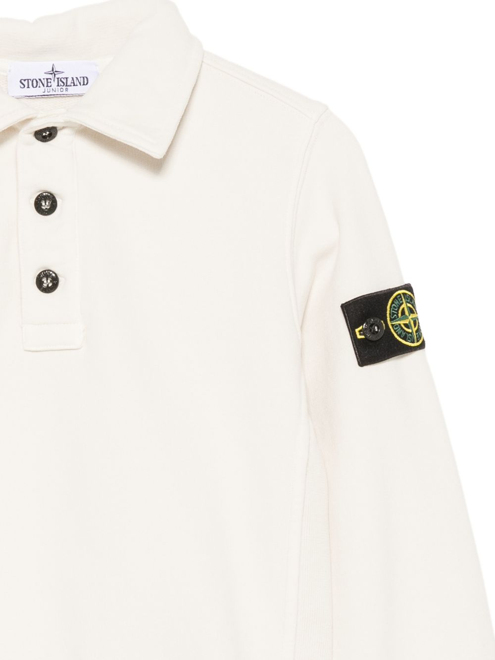 Stone Island Junior L2S166100012 polo bianca bimbo