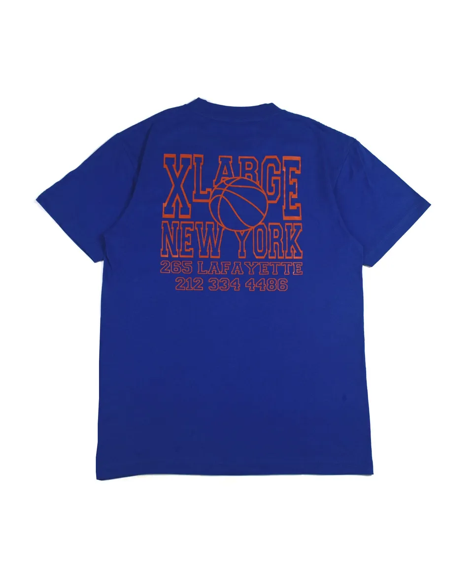 X-Large Nyc B-Ball maglietta maniche corte cotone