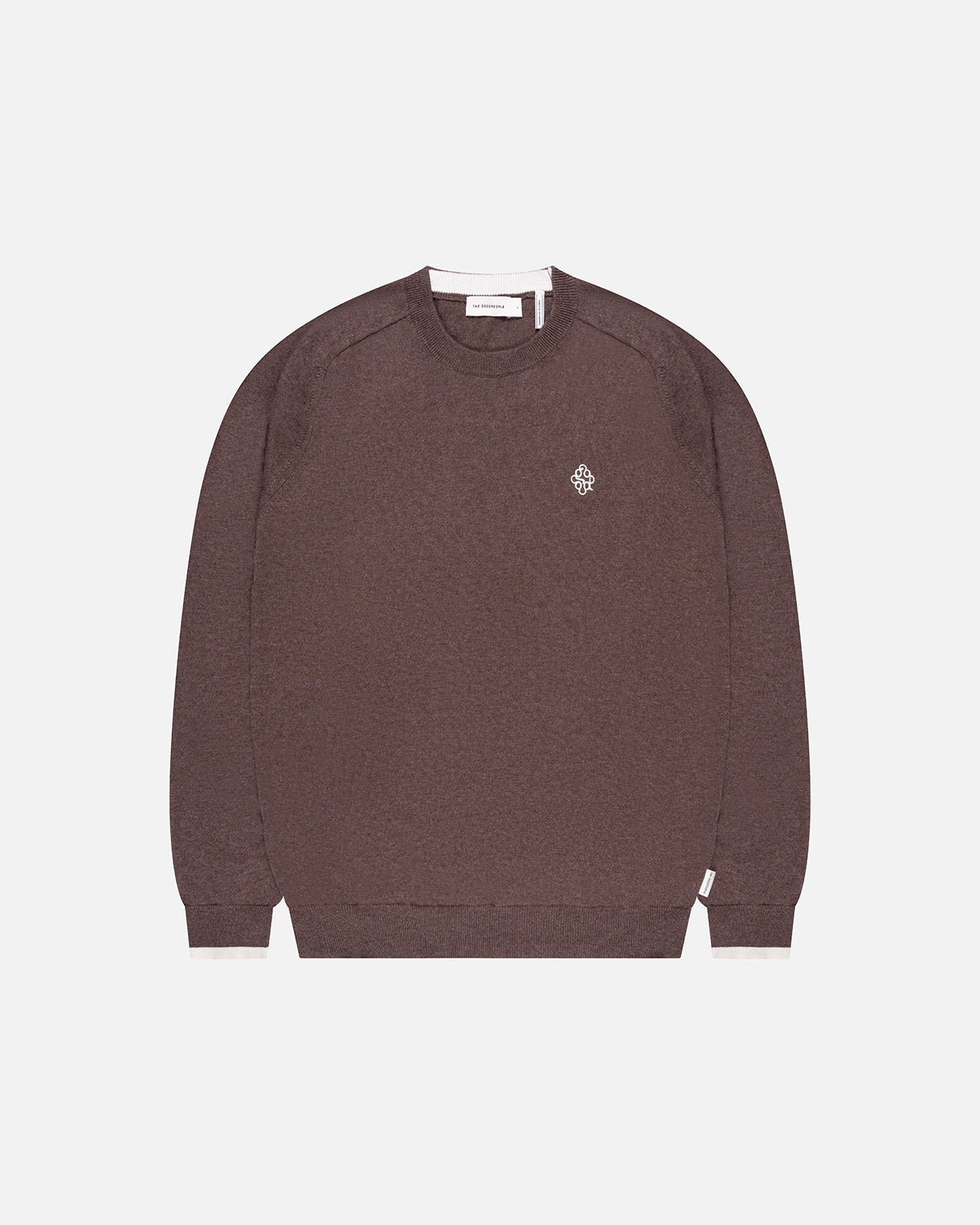 GOODPEOPLE Kanvas maglione beige melange in misto lana