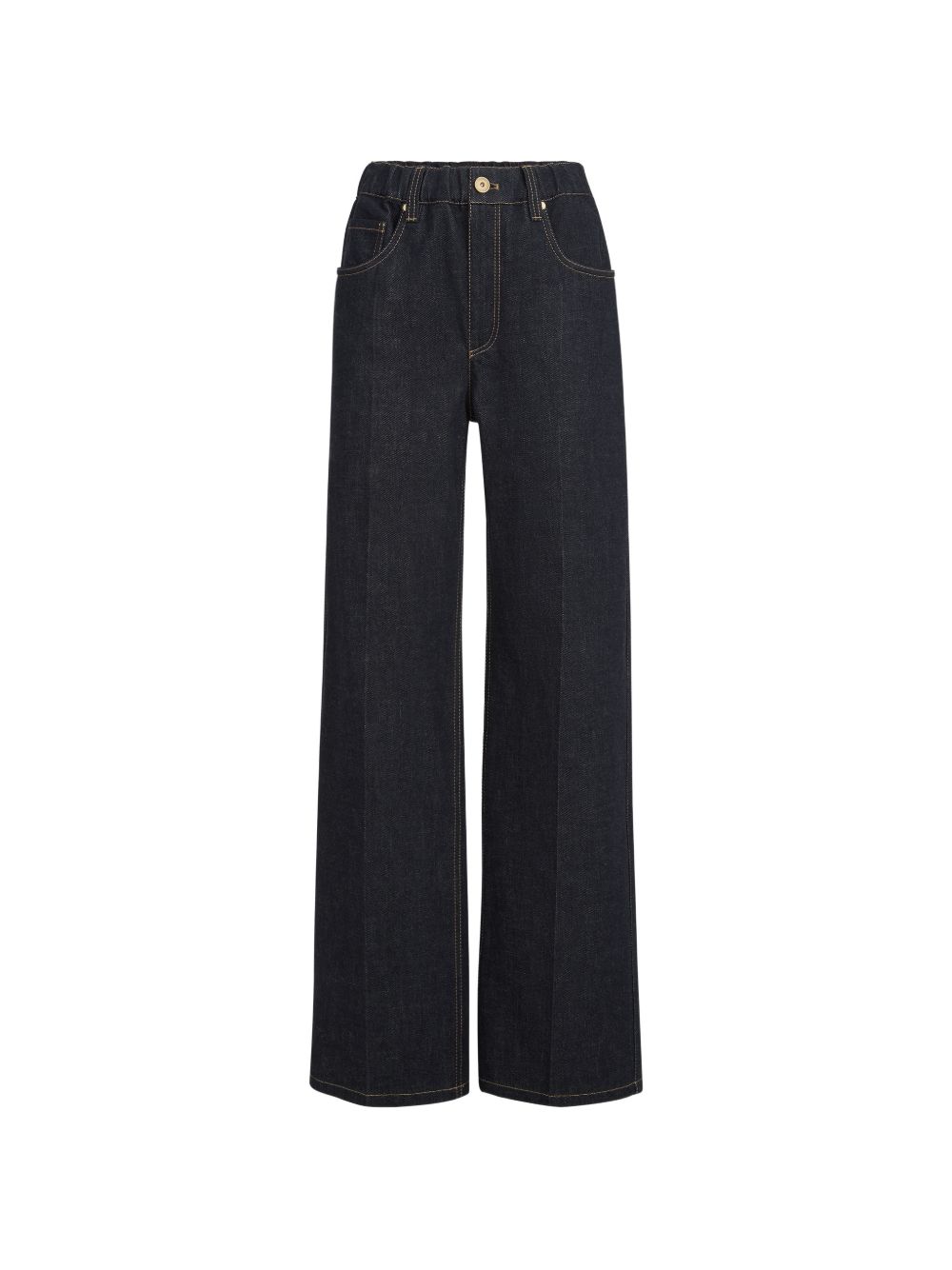 Brunello Cucinelli ML134P4108 pantaloni blu donna