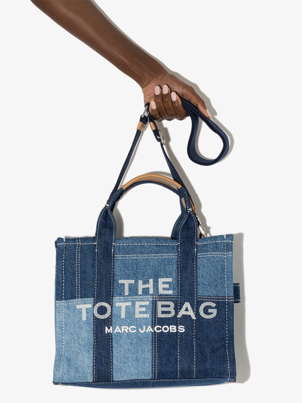 Marc Jacobs H017M06FA21 Tote Donna Denim Blu