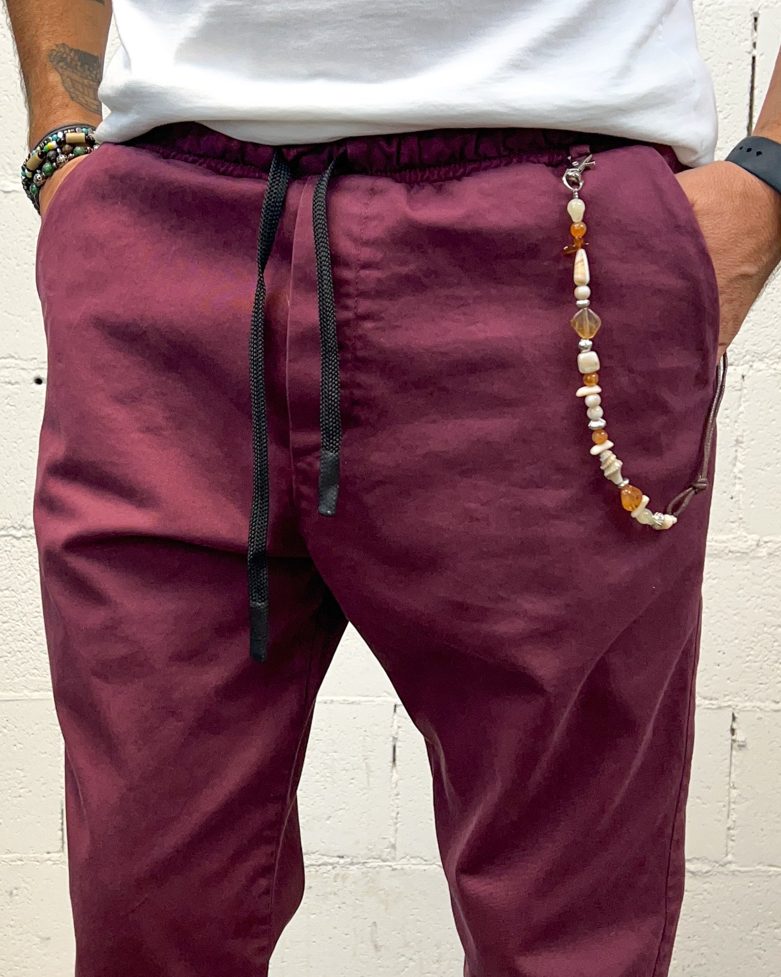 Over-D Denim Bordeaux pantalone bordeaux regolare