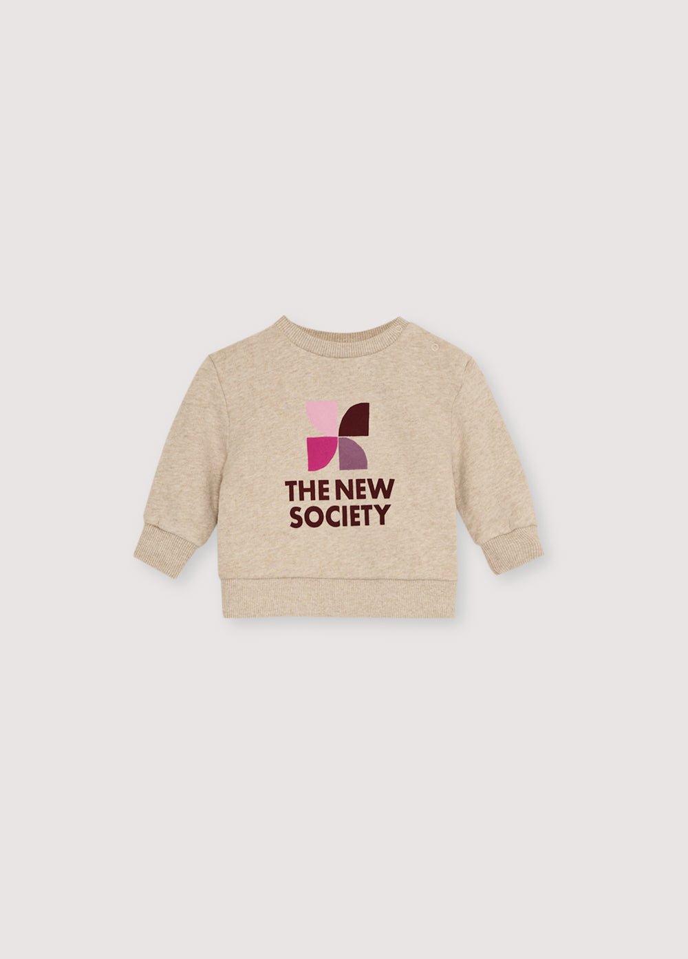 The New Society TNS Logo felpa neonato moonlight 6m