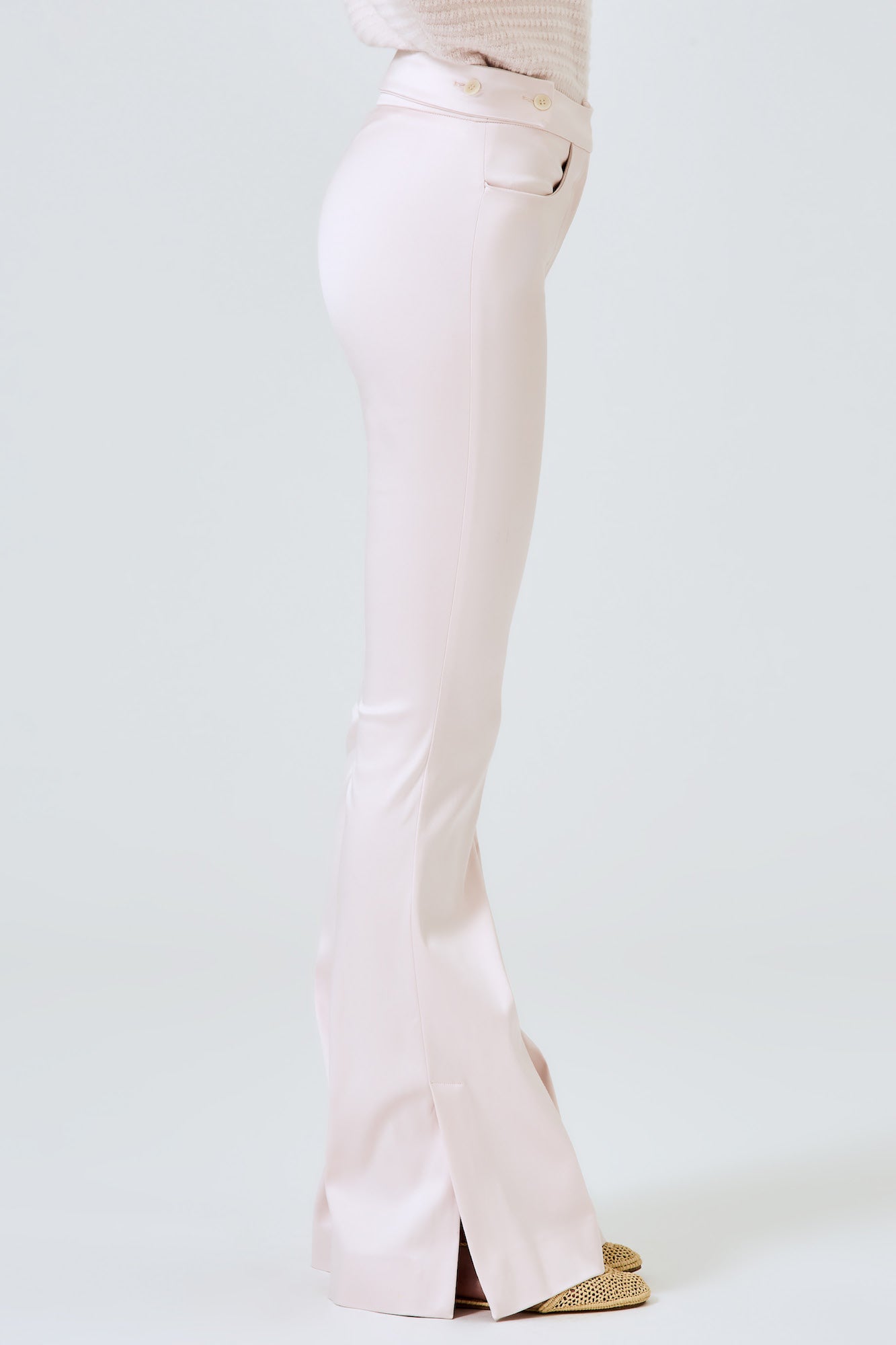 Sa Su Phi Elena pantaloni seta cotone rosa