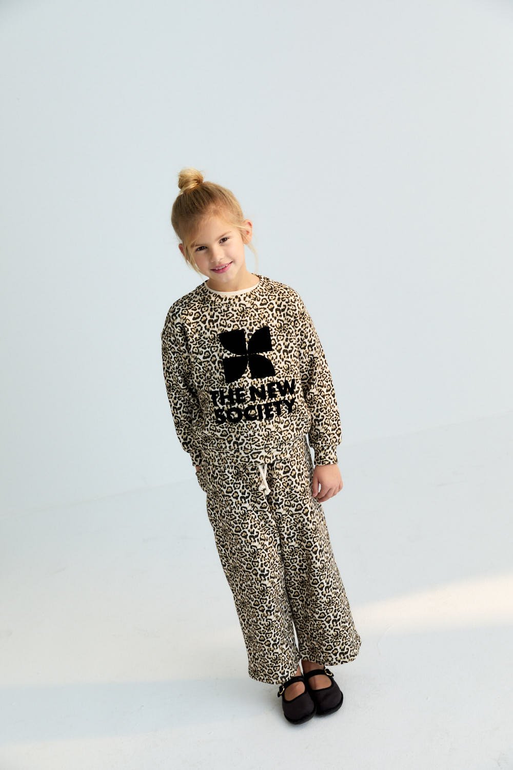 The New Society Nelia jogging teen stampa leopardo cotone