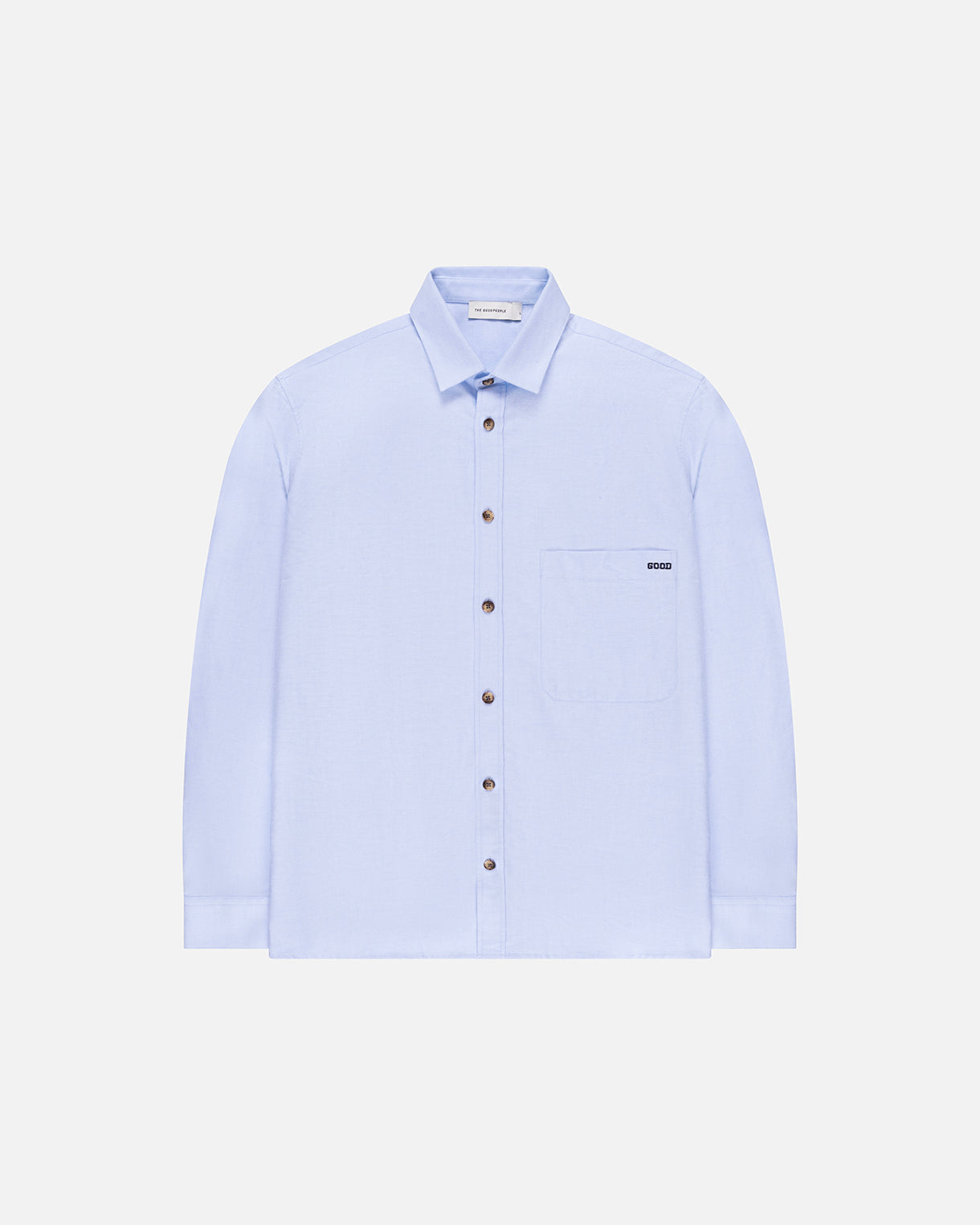 Goodpeople Sebastian camicia azzurra cotone