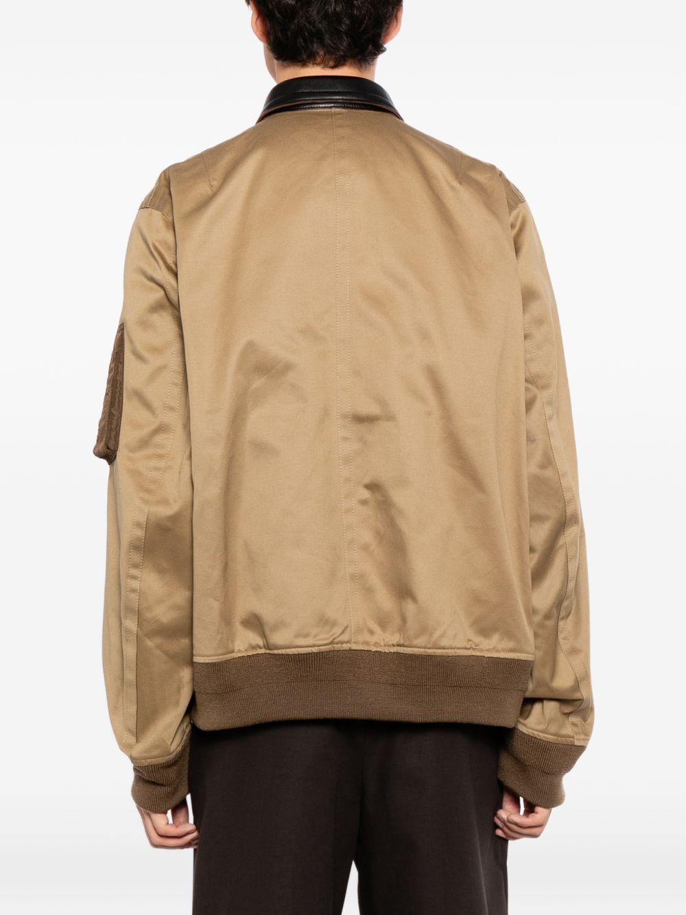 Sacai 26-04031M Giubbotto Beige uomo