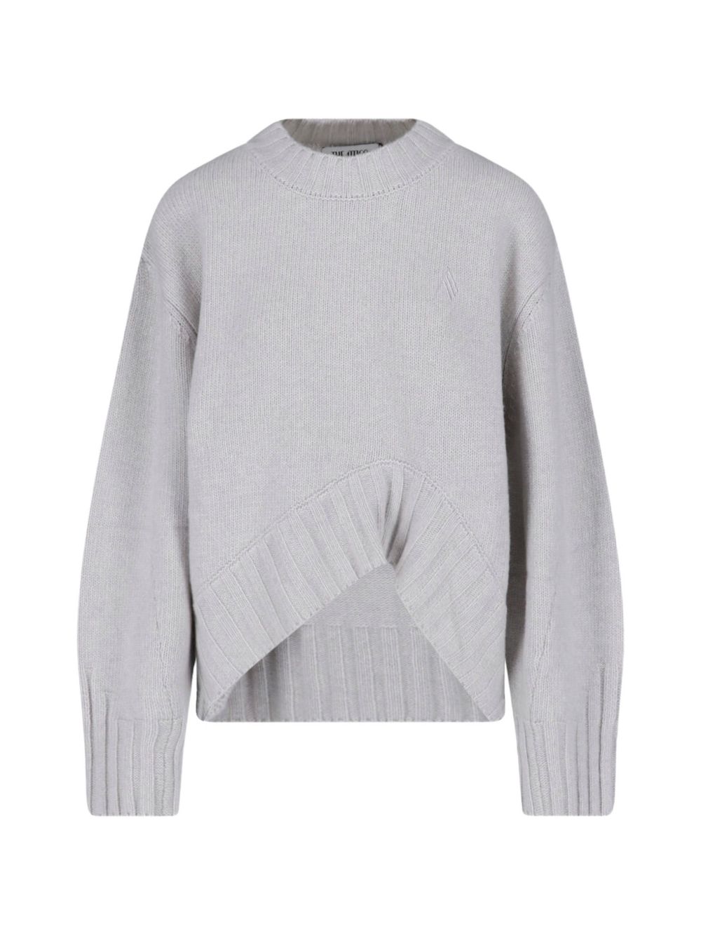 The Attico 261WCK00126 maglia grigia lana cashmere