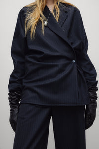 The New Society Faith blazer donna nero elasticizzato