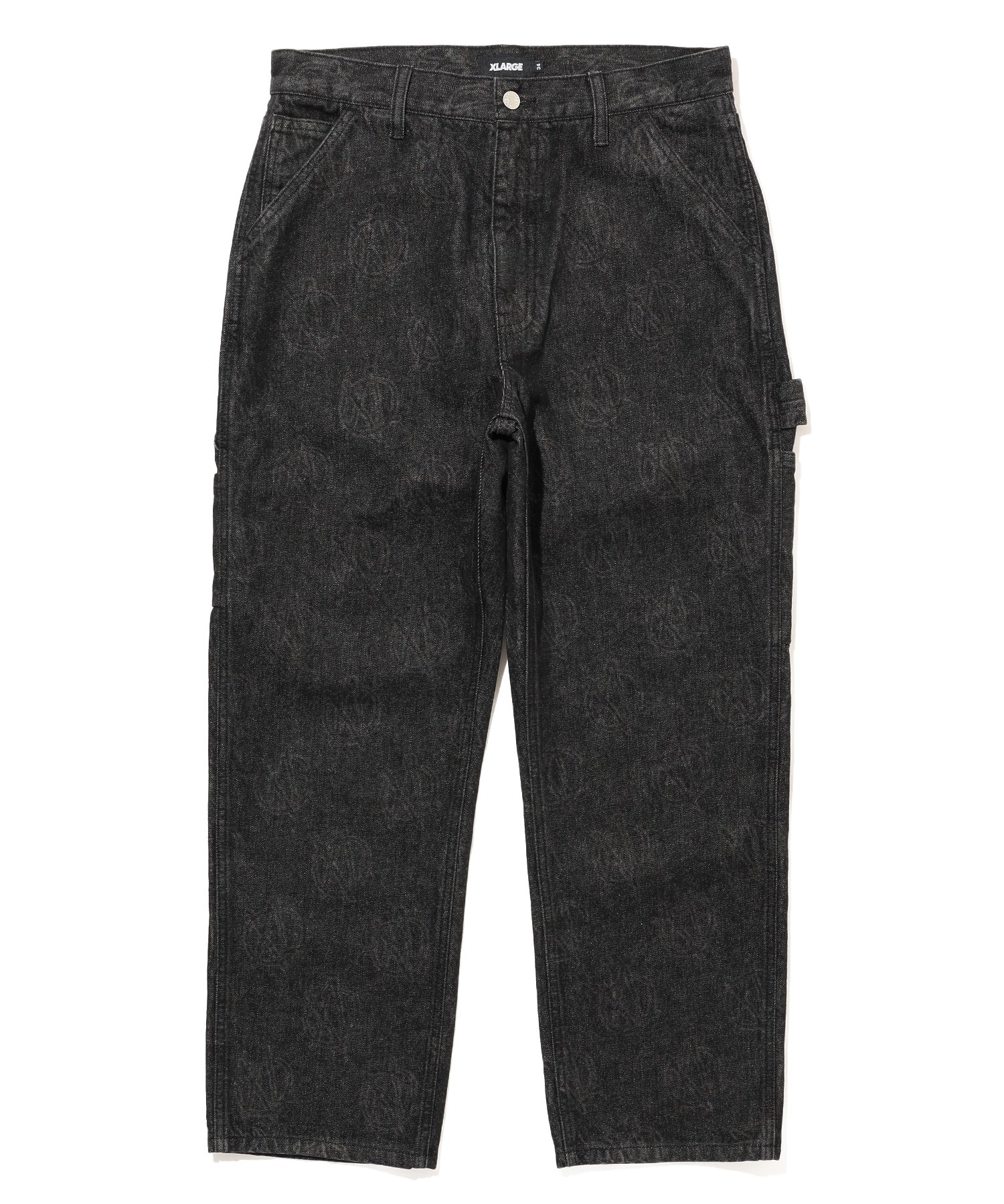 X-Large Allover Circle jeans nero denim