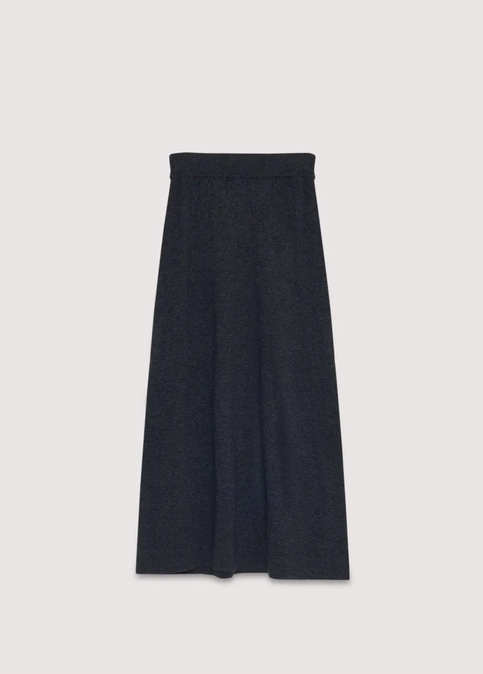 THE NEW SOCIETY Agatha gonna midi grigia cashmere