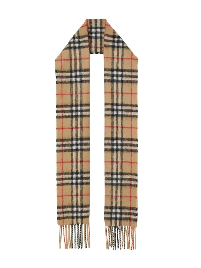Burberry Kids 8076028 sciarpa archive beige bambina
