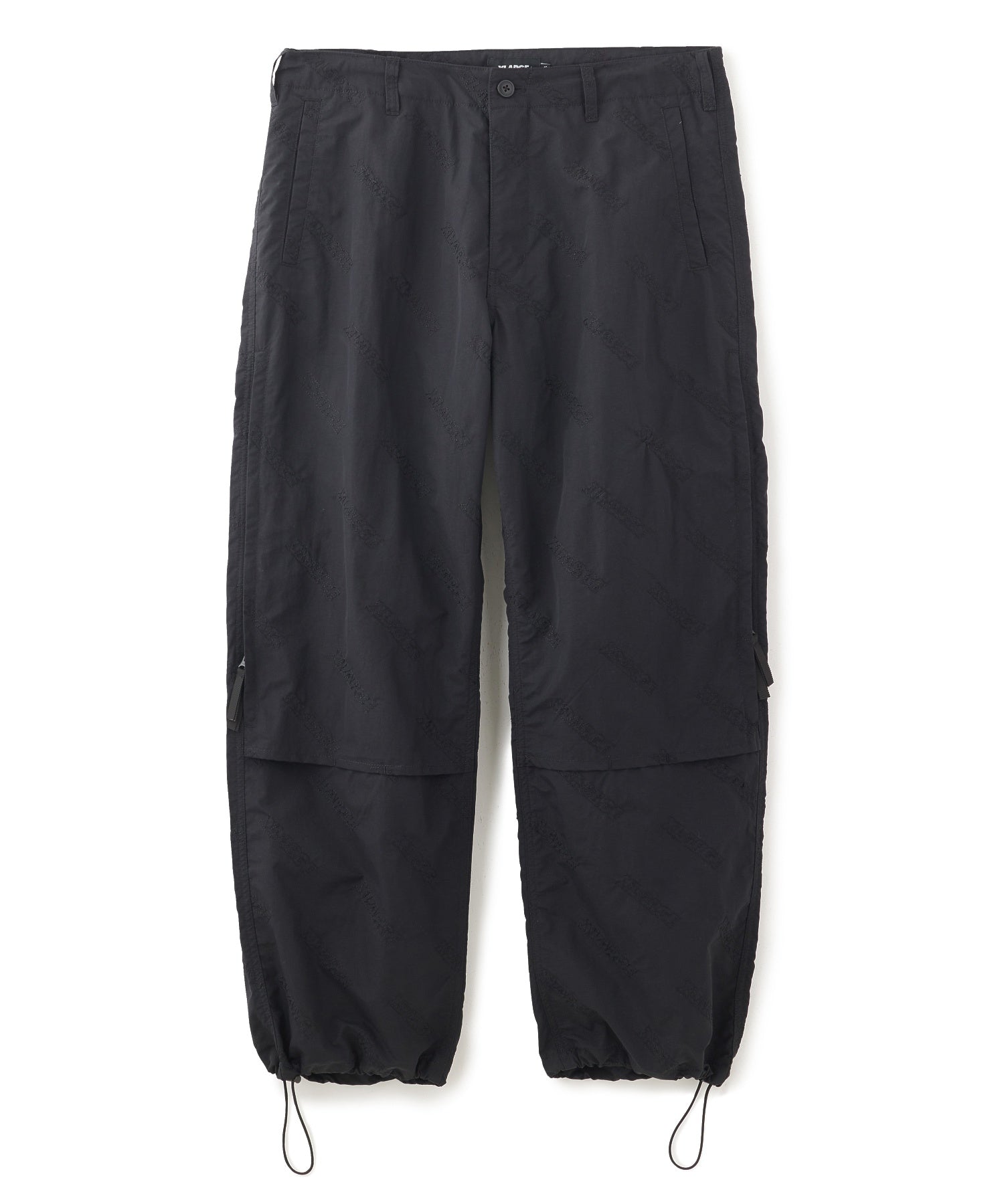 X-Large Allover Logo Pattern pantaloni nylon foderati
