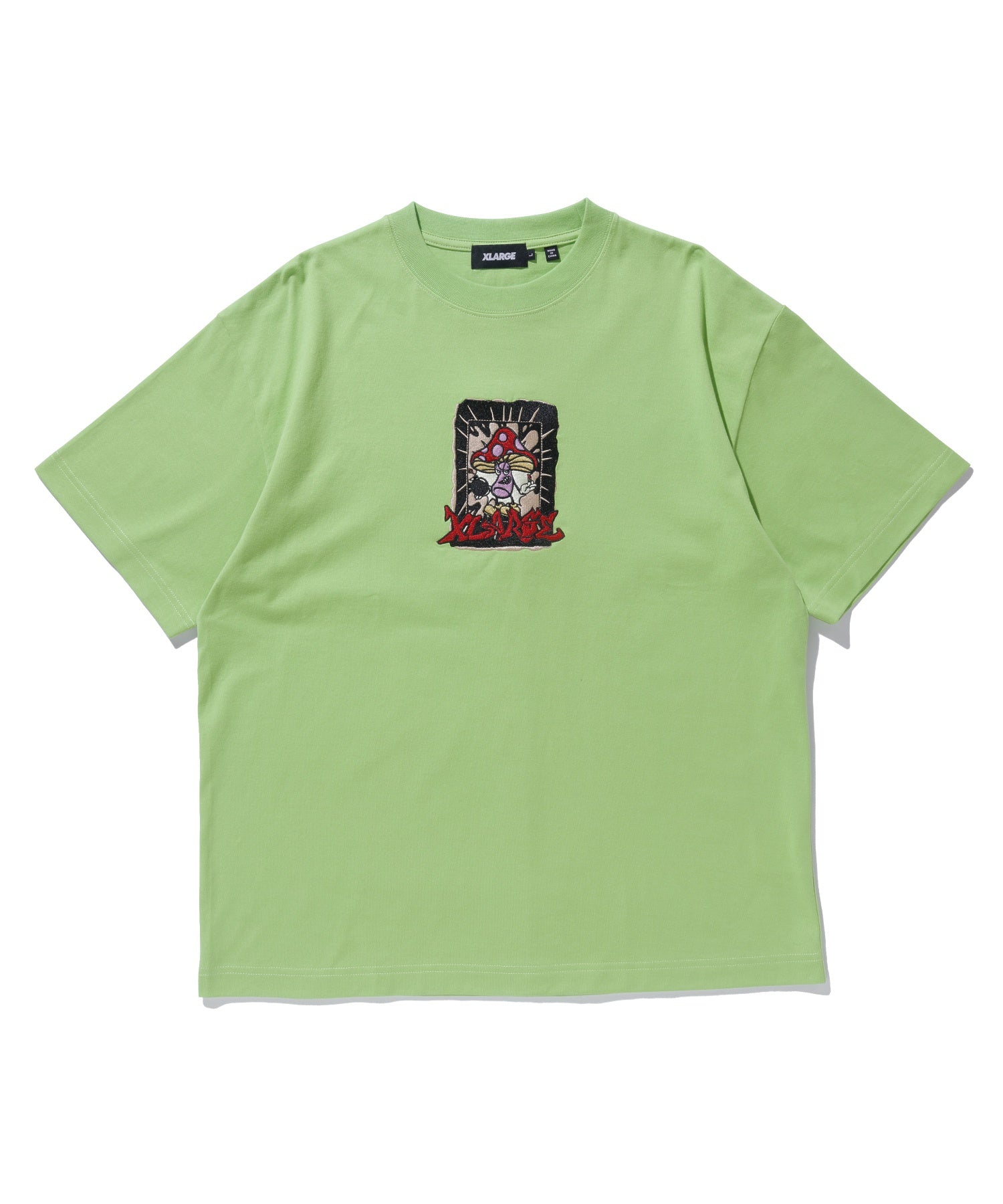 X-Large Mushroom Bombs t-shirt cotone verde chiaro