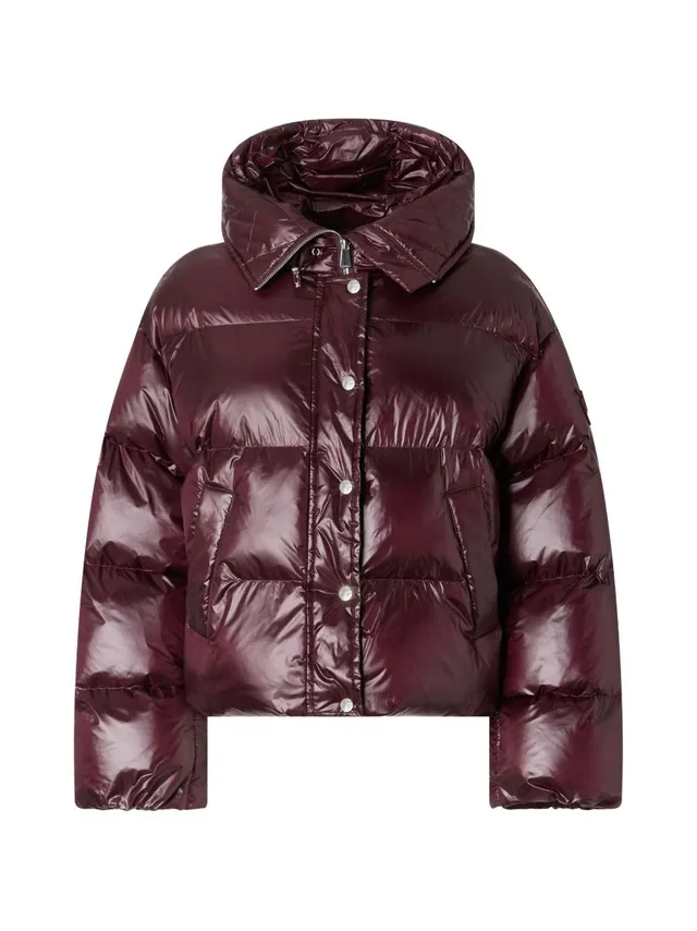 Pinko 105656 piumino bordeaux donna