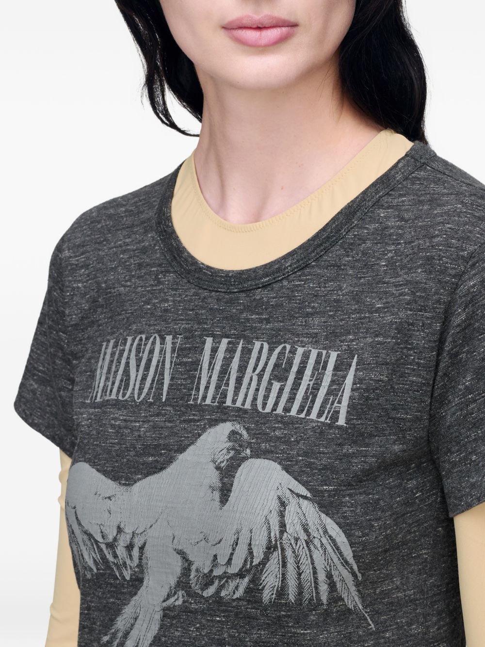 Maison Margiela S51GC0554 t-shirt donna bianca