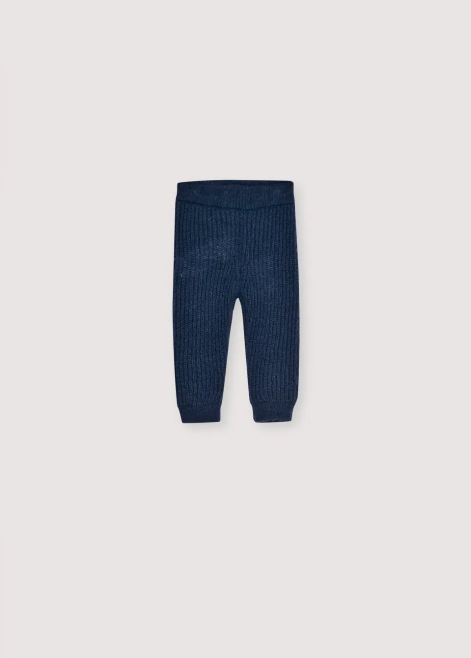 The New Society Lina Baby Knit Pant leggings blu mohair