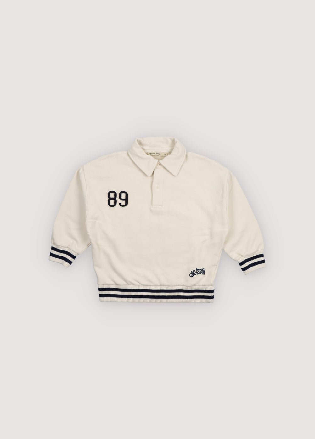 The New Society Finnia polo bambino ecru 6 anni cotone