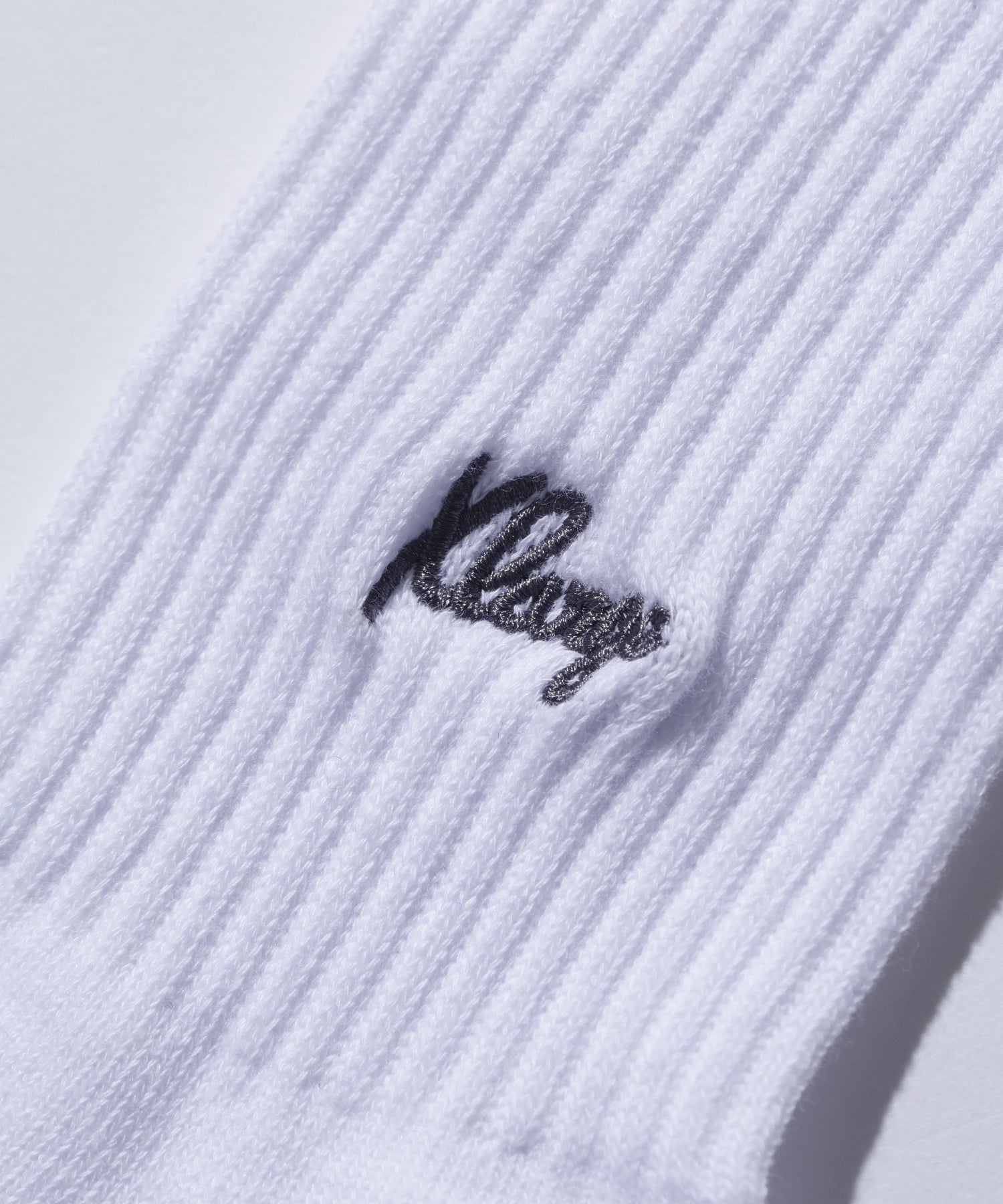 X-Large Small Logo calzini grigi ricamo mezza gamba