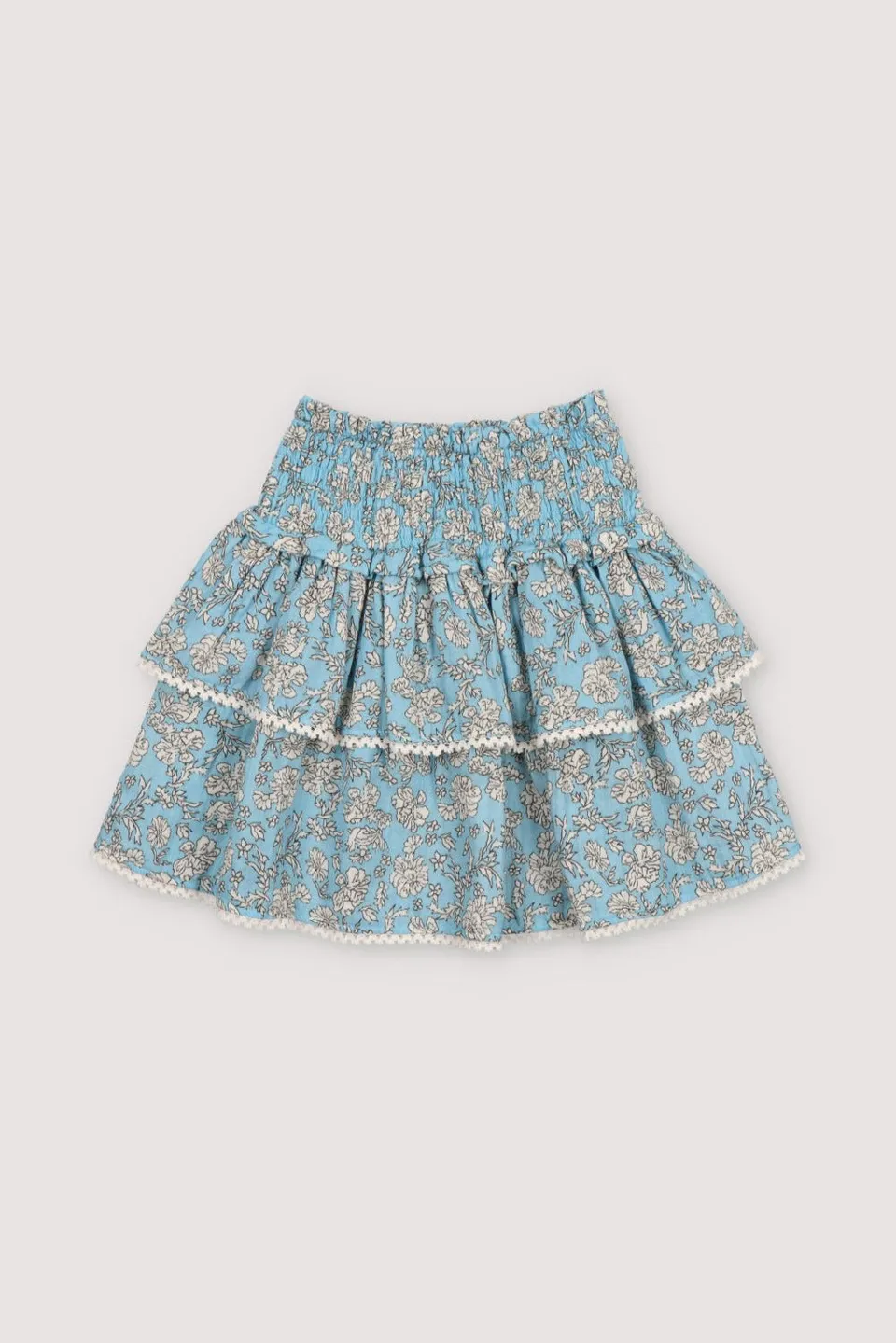 THE NEW SOCIETY Melina gonna bimba peony blu cotone