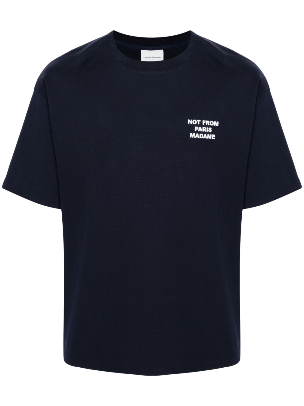 Drôle de Monsieur PERM-TS203 t-shirt blu navy