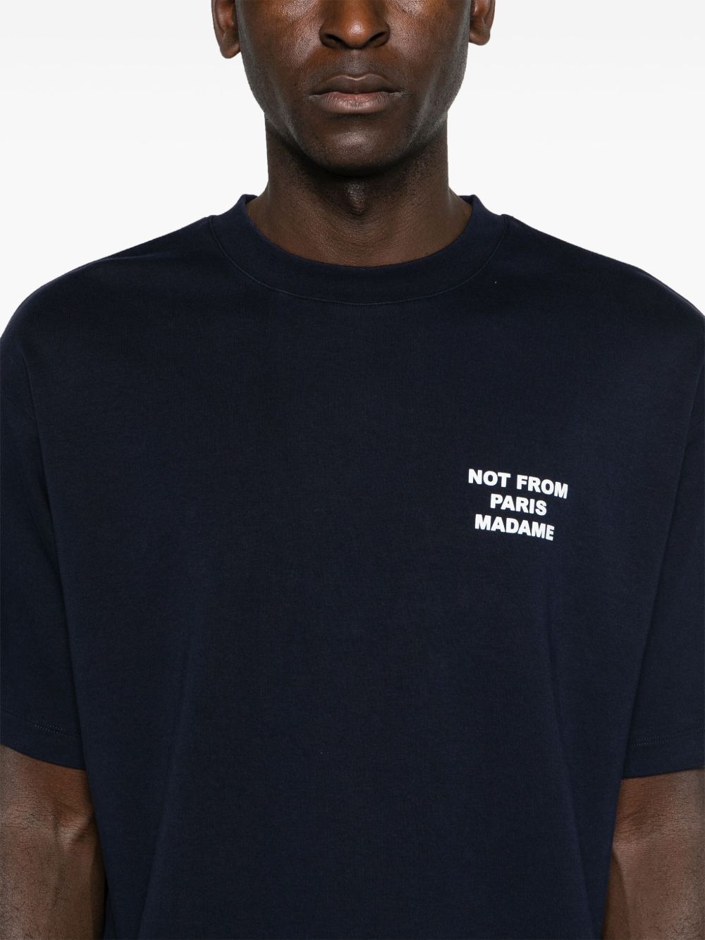 Drôle de Monsieur PERM-TS203 t-shirt blu navy