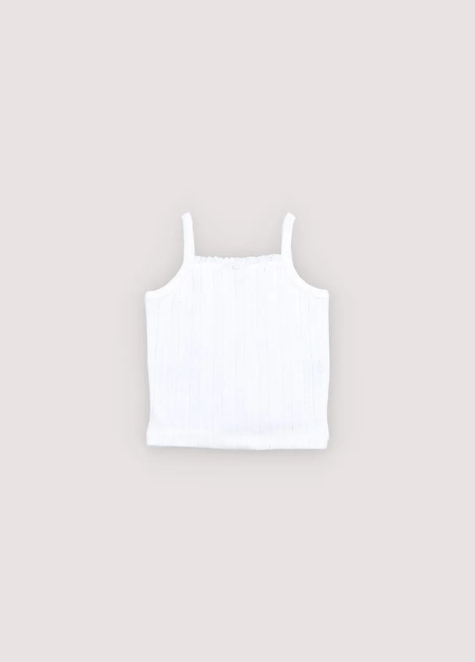 The New Society Nardo canotta neonata pure cloud cotone