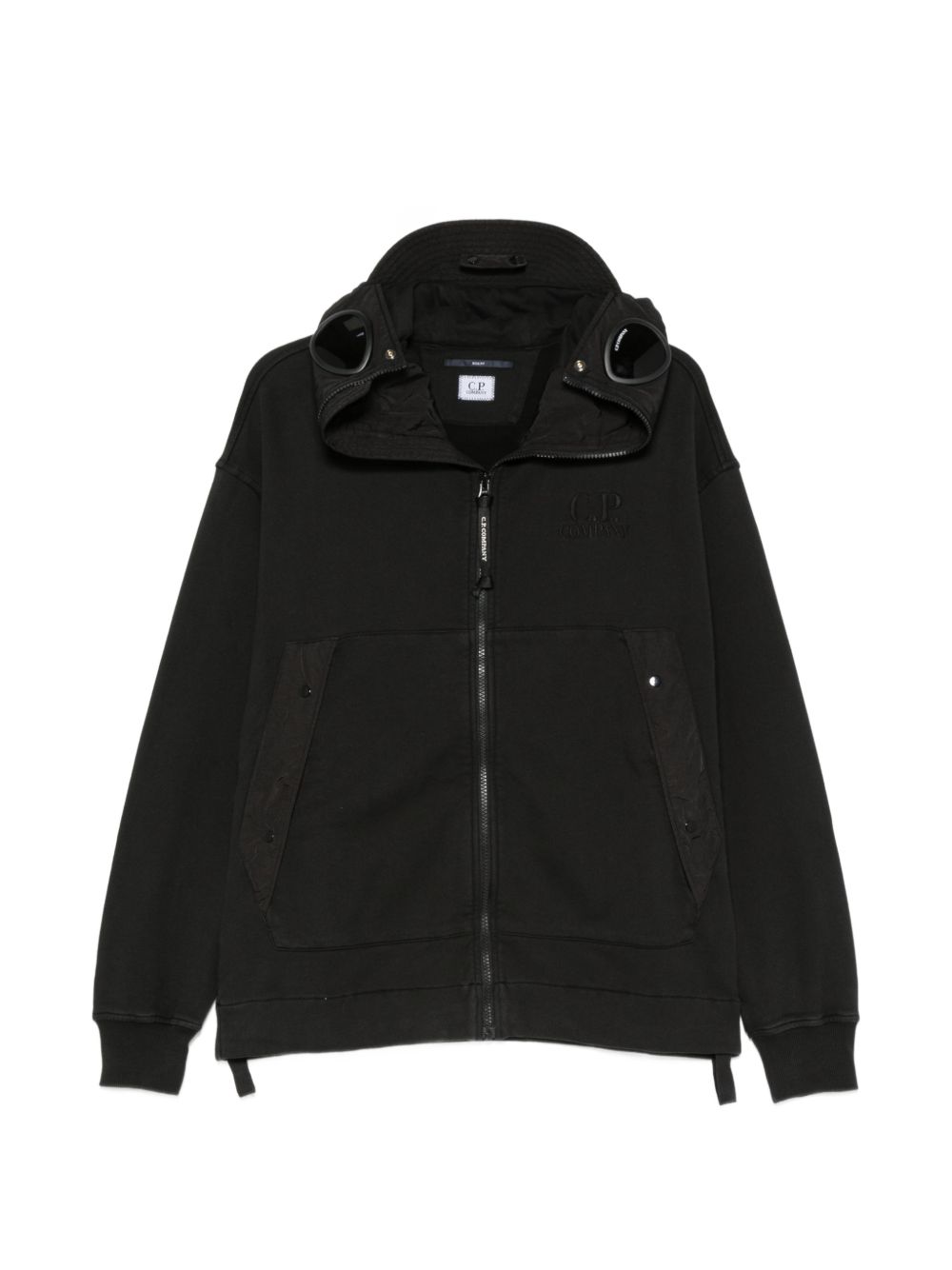 C.P. Company 21CMSS032A felpa nera uomo