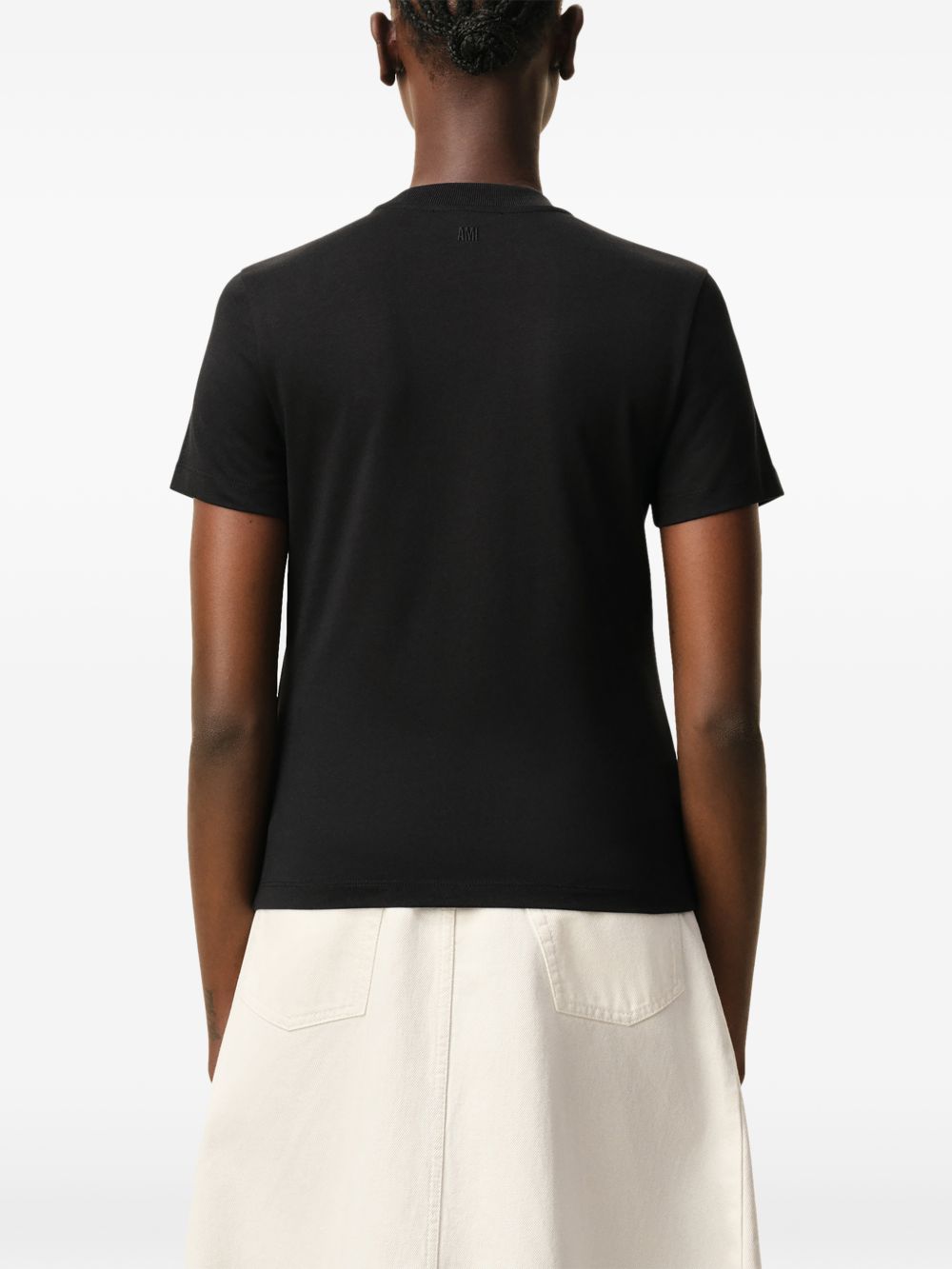 Ami Ami de Coeur FTS347 T-Shirt Nera Crema