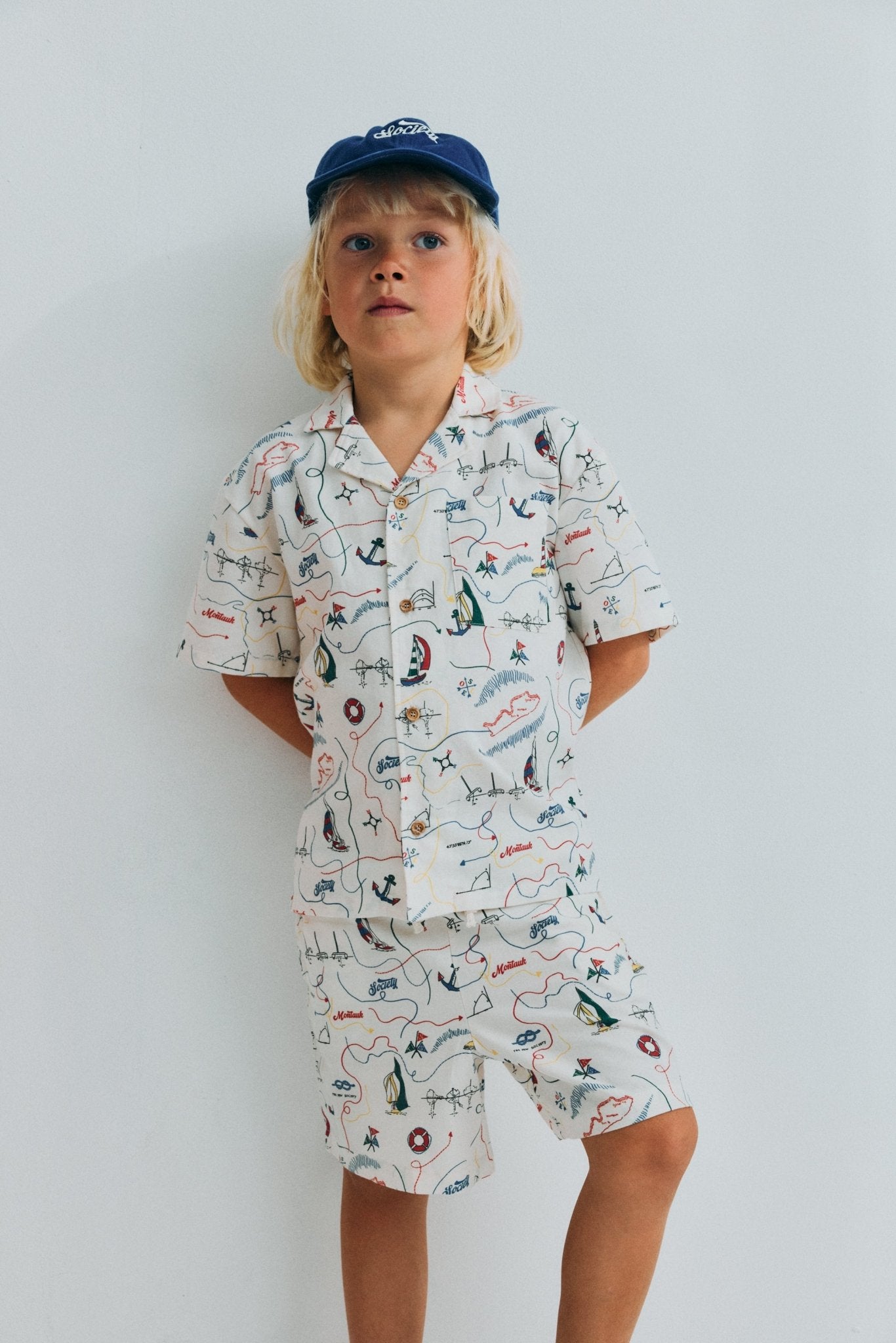 The New Society Clove Shirt camicia mappa cotone maniche corte