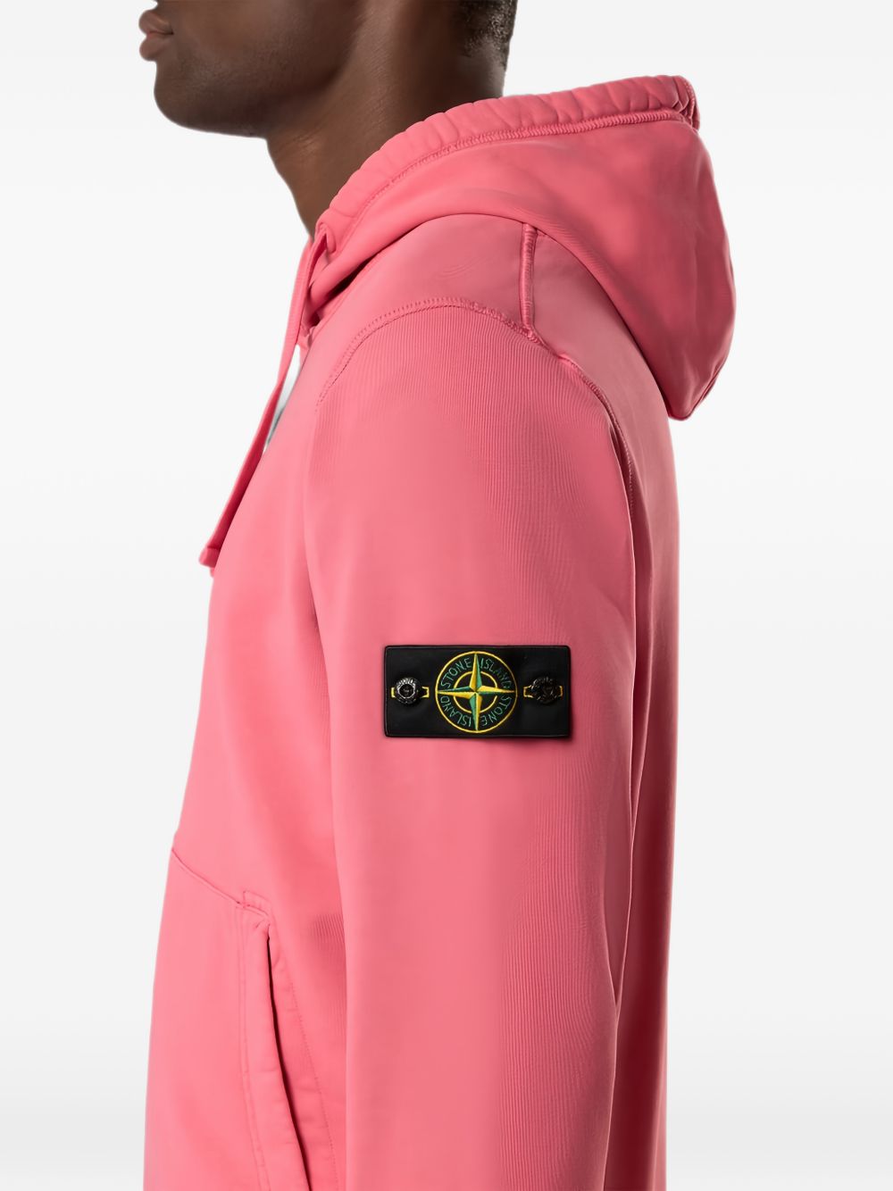 Stone Island L2S156100062 felpa uomo rosso geranium