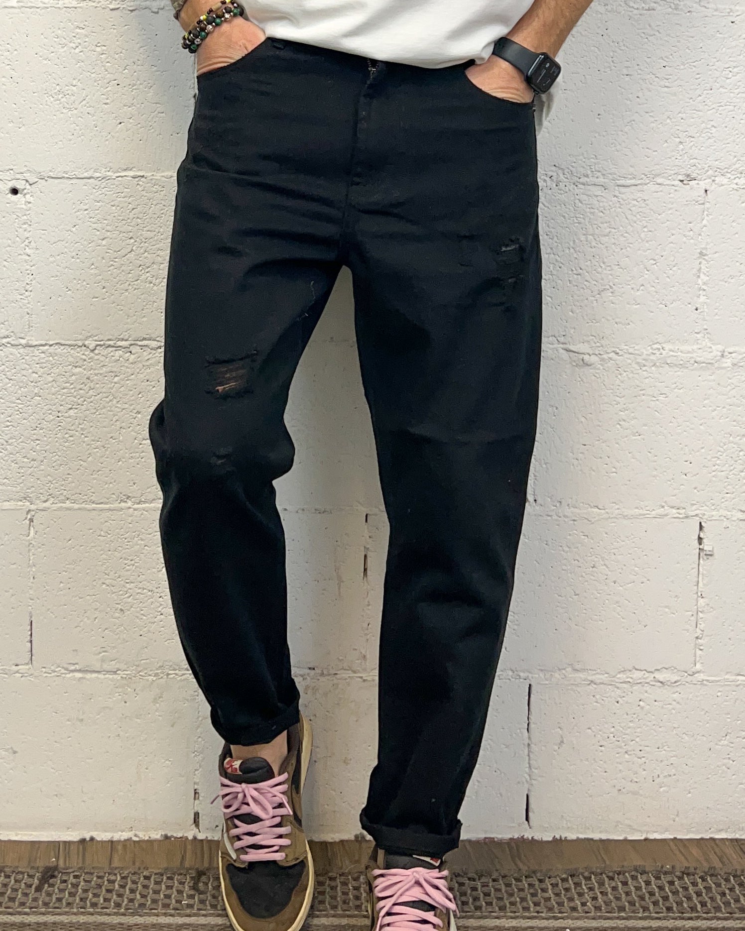 ONLYONE Mike Carrot GIANNI LUPO Jeans Uomo Black