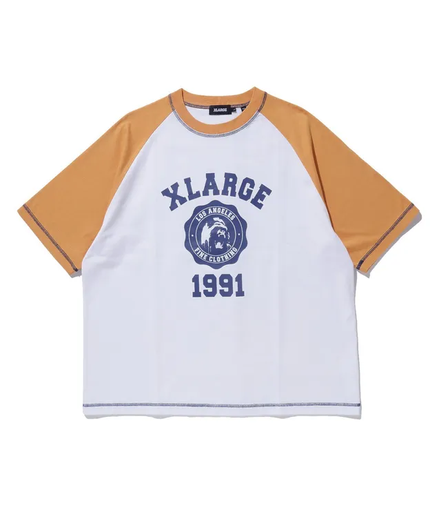 X-Large Color Scheme Stitch Raglan t-shirt cotone