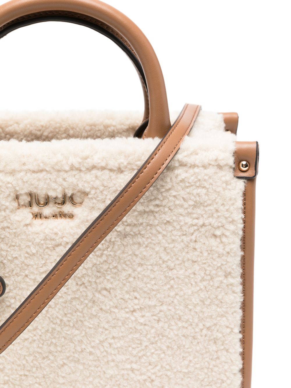 Liu Jo AF6192E1163 borsa tote cream bianca