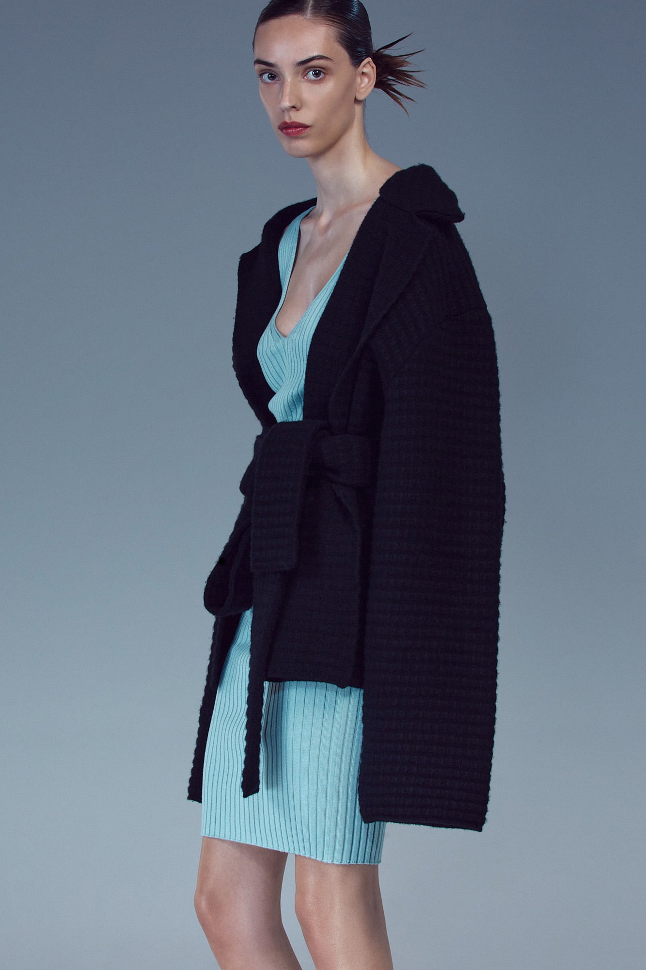 Sa Su Phi Caroline giacca cardigan cachemire nera