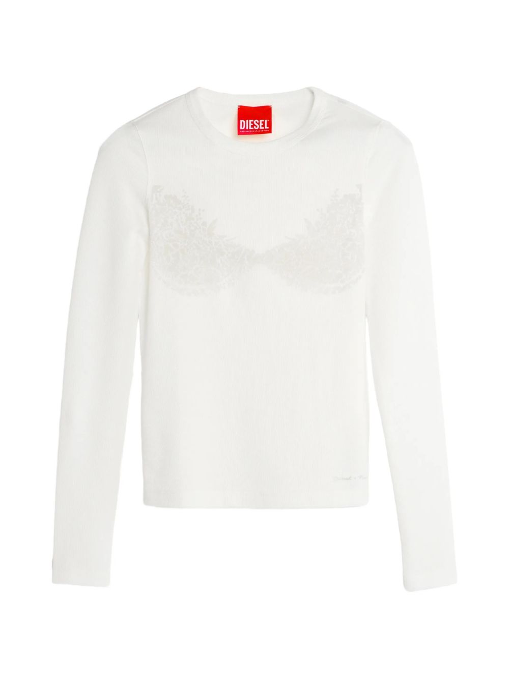 Diesel Capsule P017990SPFB100 maglia bianca donna