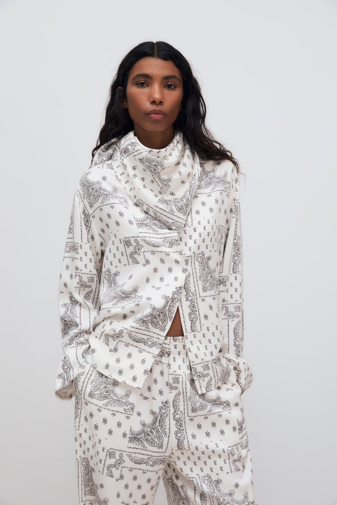 The New Society Anika camicia donna fantasia bandana