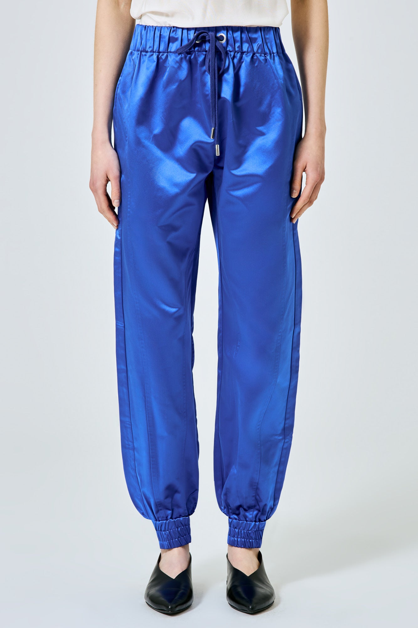 Sa Su Phi Valentina joggers in seta ciano