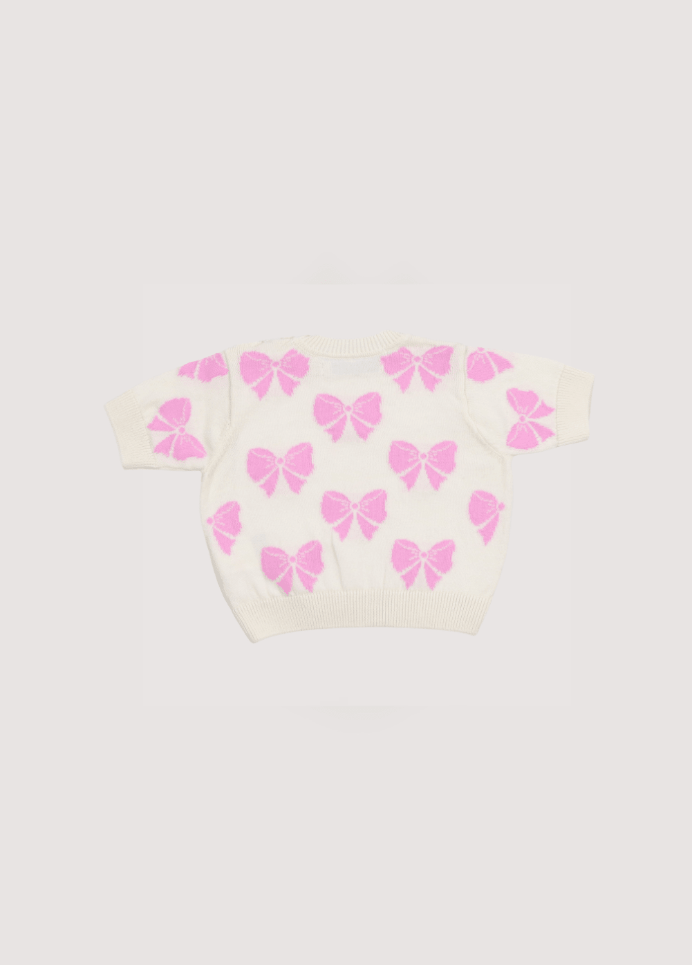 The New Society Pinpilin maglioncino neonato rosa fiocchi